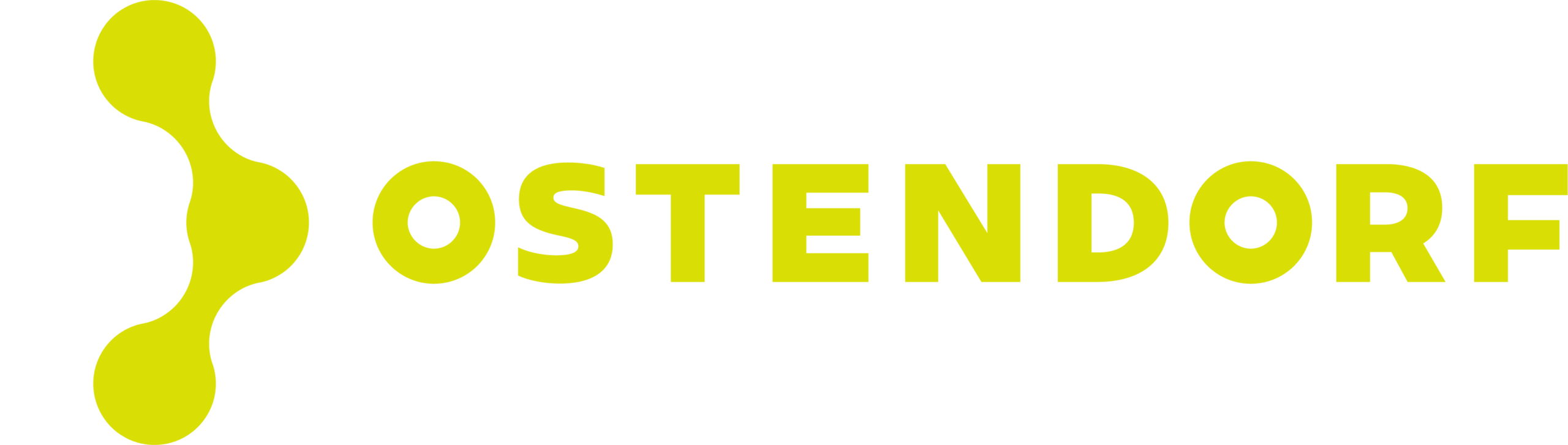 Ostendorf Logo (Lemon/Weiss auf Navy)